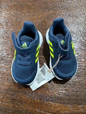 Baby Adidas 5K US Navy lightmotion Duramo SL walker shoes NWT NEW